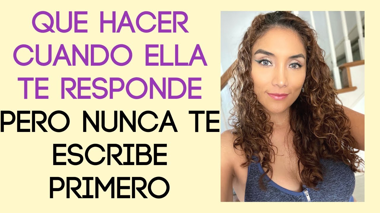 ¿Por qué ella nunca inicia un mensaje de texto pero siempre responde? 1 ¿Por qué ella nunca inicia un mensaje de texto pero siempre responde?